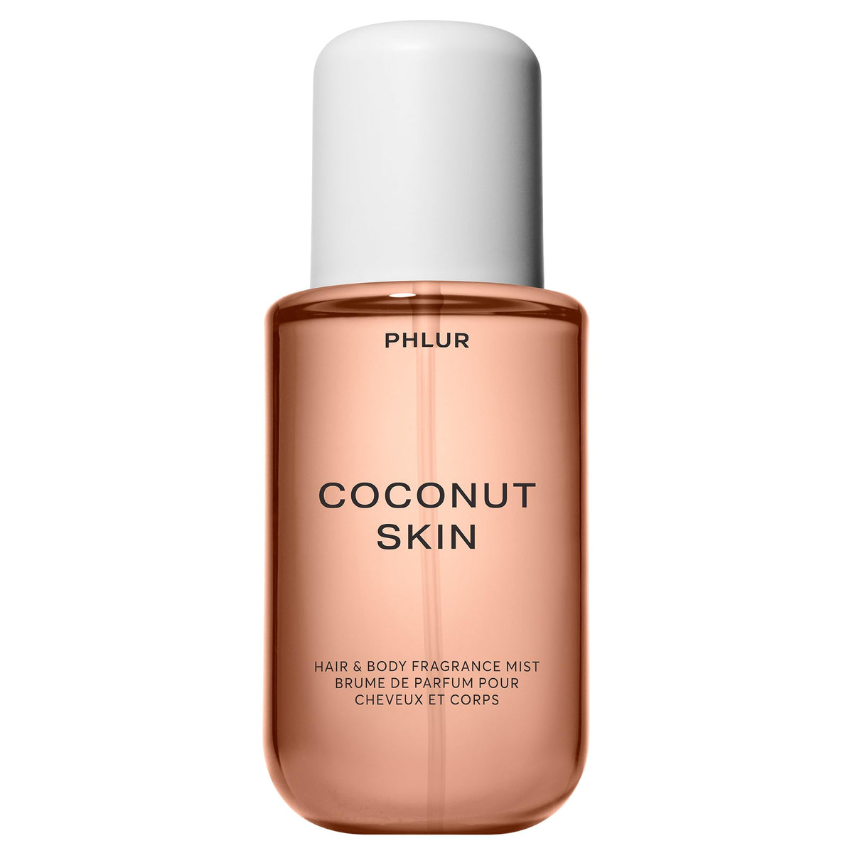 PHLUR front bottle showing label and beach-inspired design, easy identification