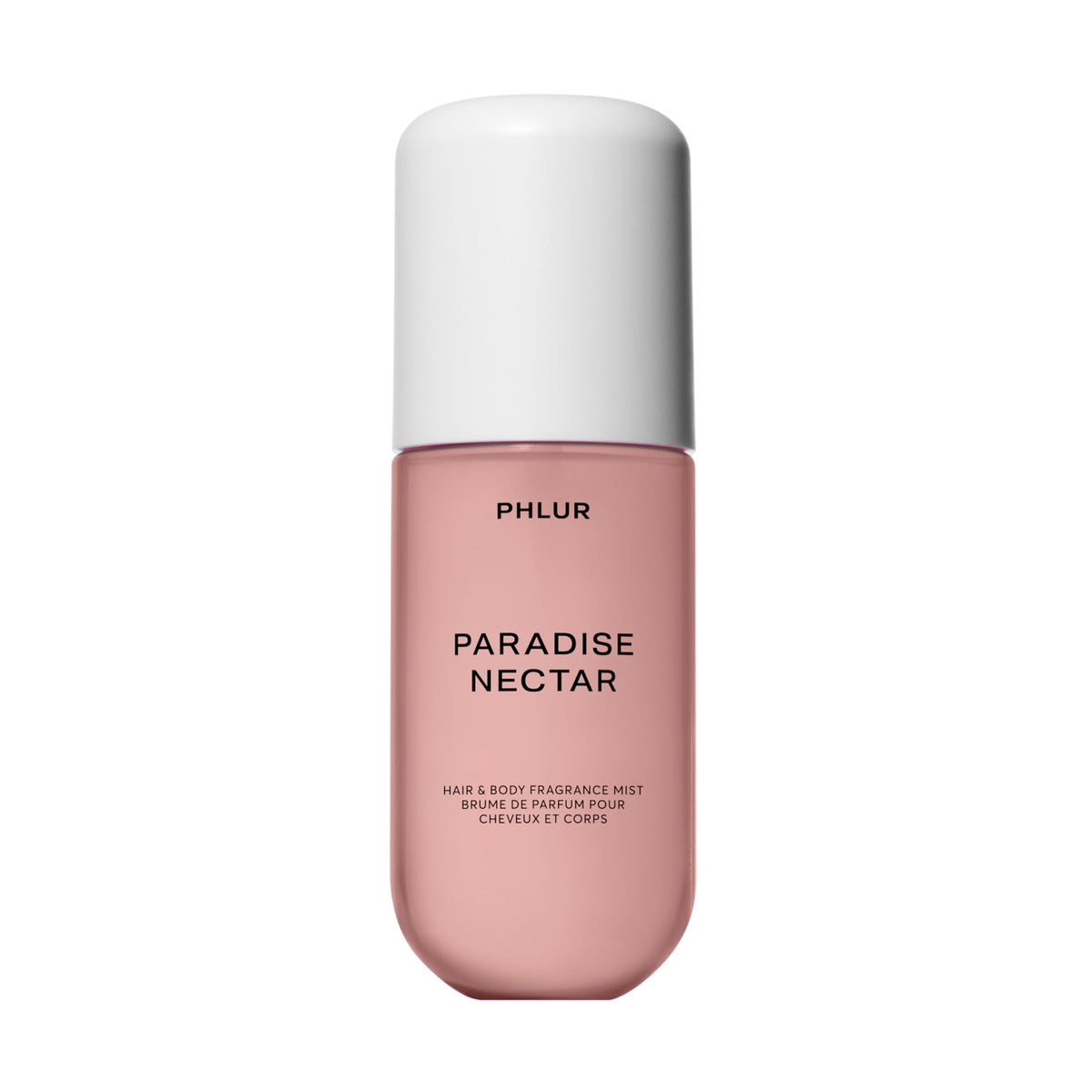 PHLUR bottle front view showing design and travel-friendly size