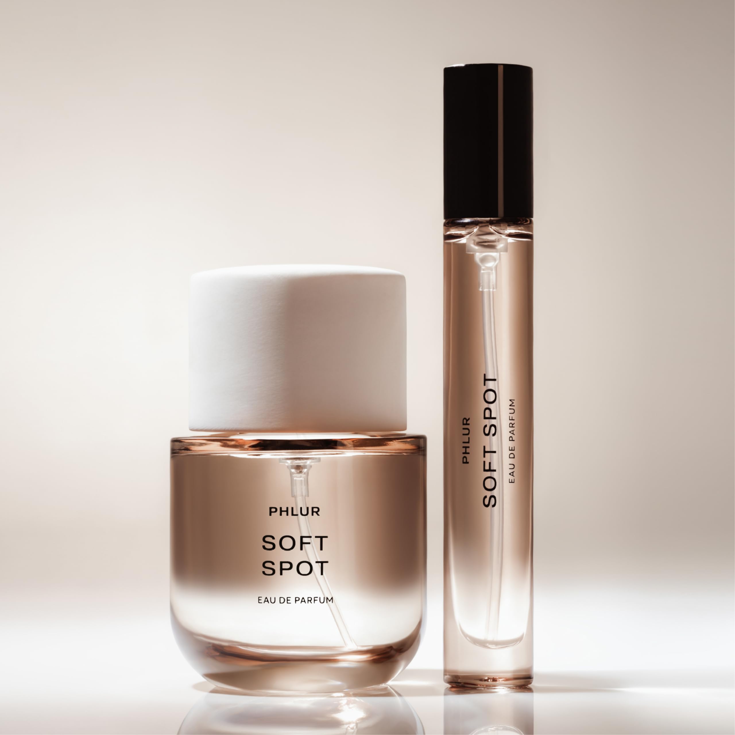 PHLUR fragrance on wrist illustrating skin-like warmth and subtlety