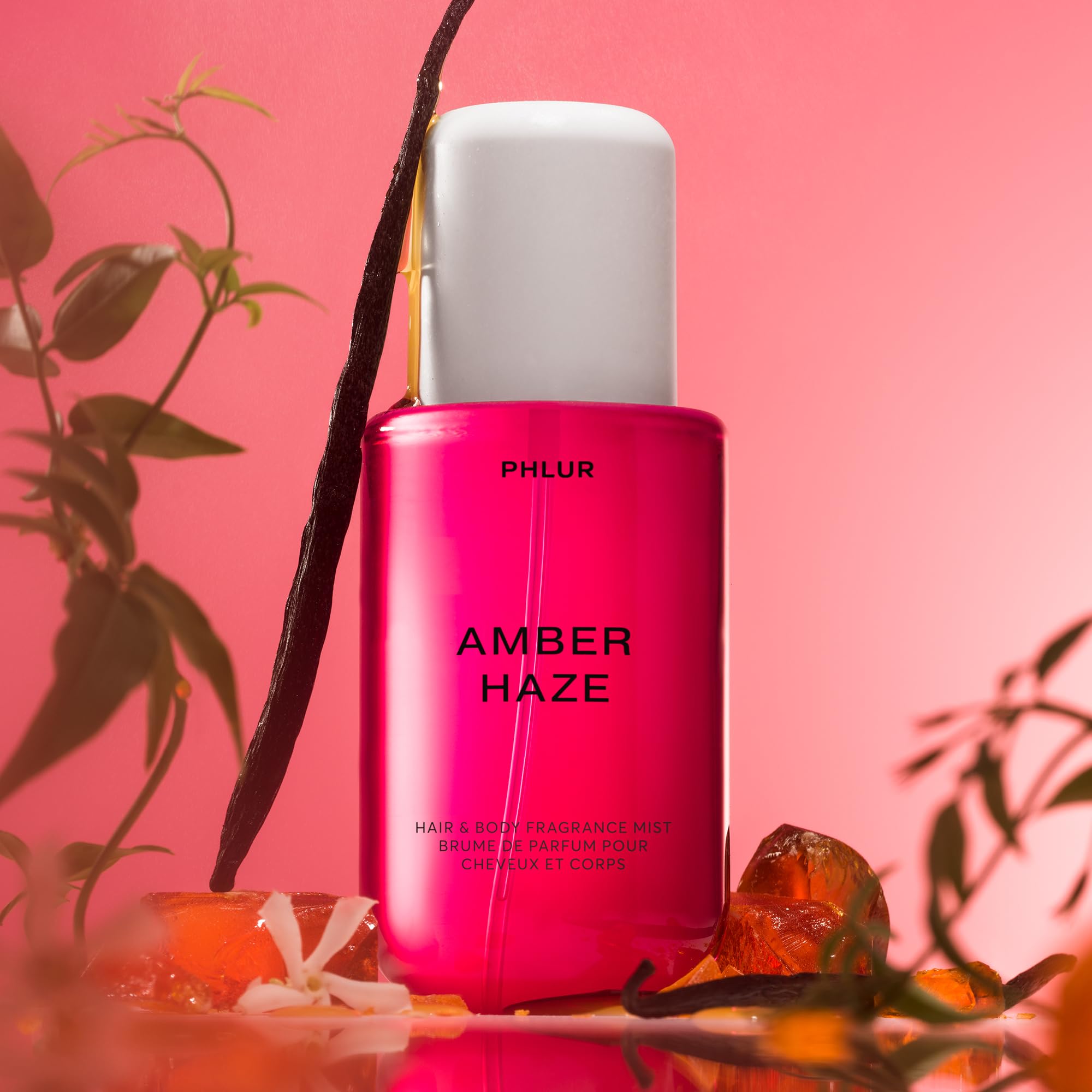 PHLUR droplet on skin close-up demonstrating non-greasy, soft finish