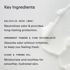PHLUR deodorant being applied underarm demonstrating easy, non-greasy use