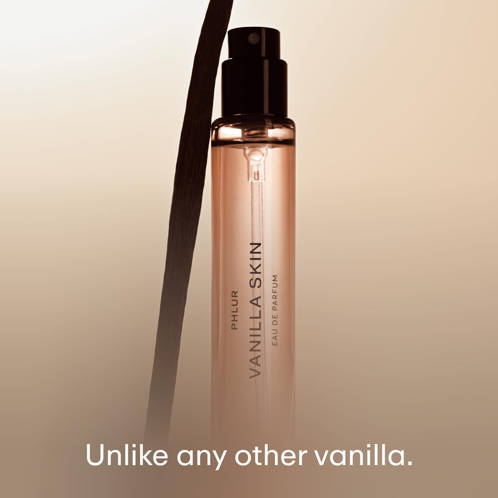 PHLUR bottle spray action capturing mist application and immediate fragrant lift benefit quick refresh