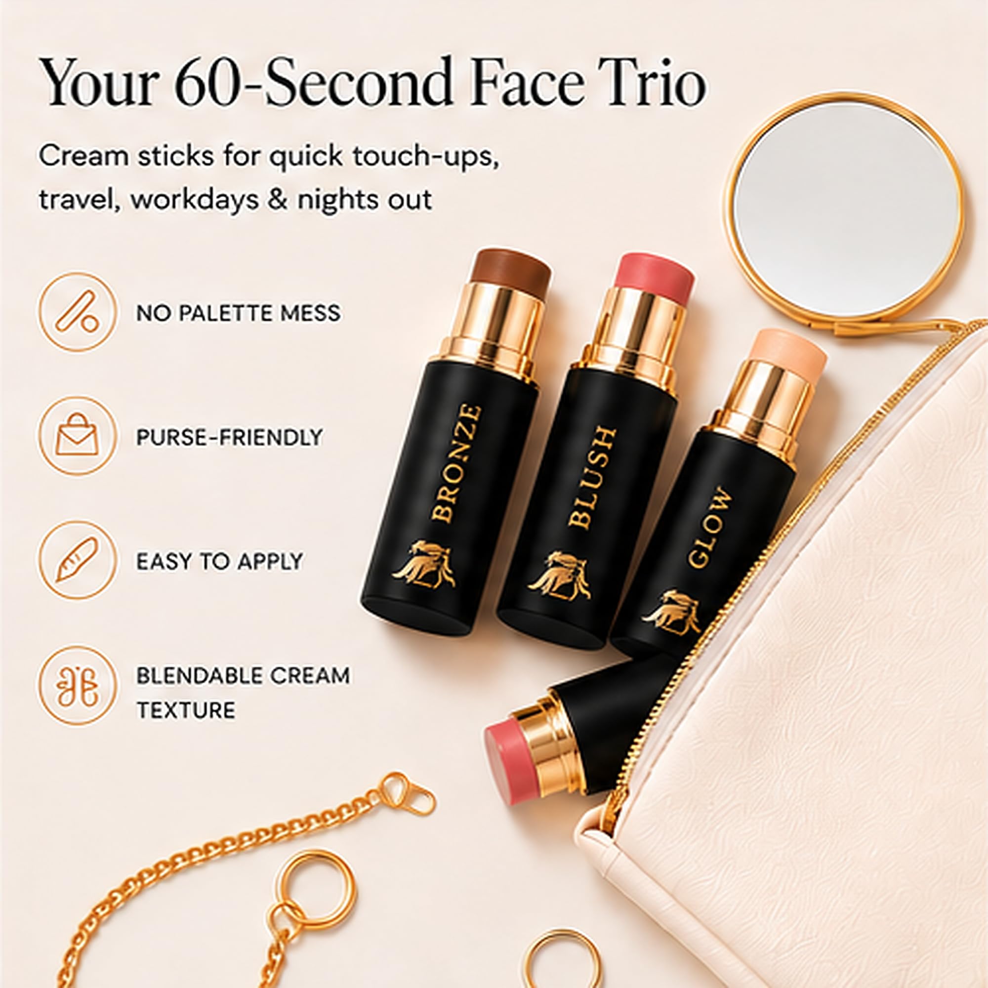 Phoenix Beauty in hand showing compact size and convenient on-the-go benefit