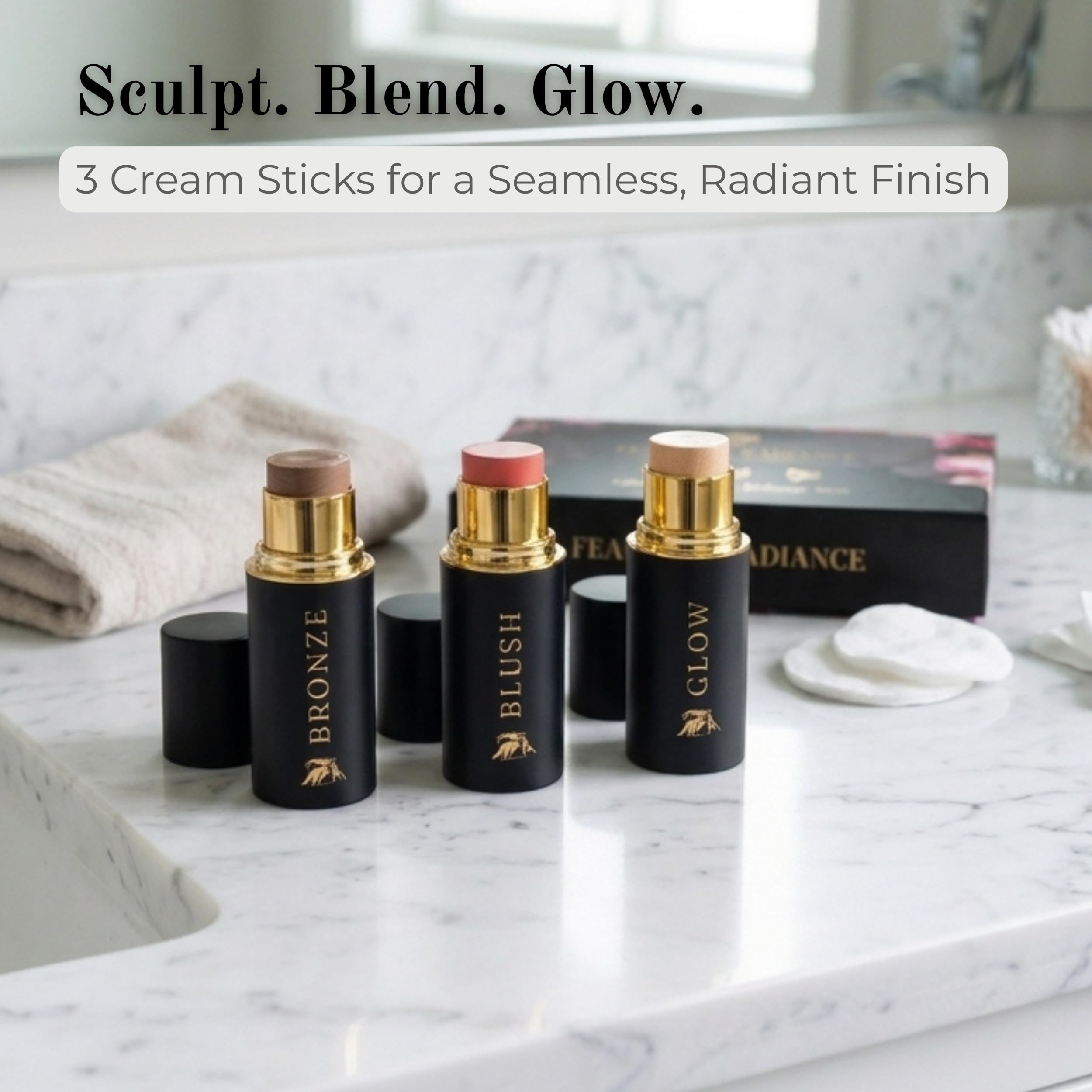 Phoenix Beauty lifestyle evening look showing luminous finish for camera-ready glow