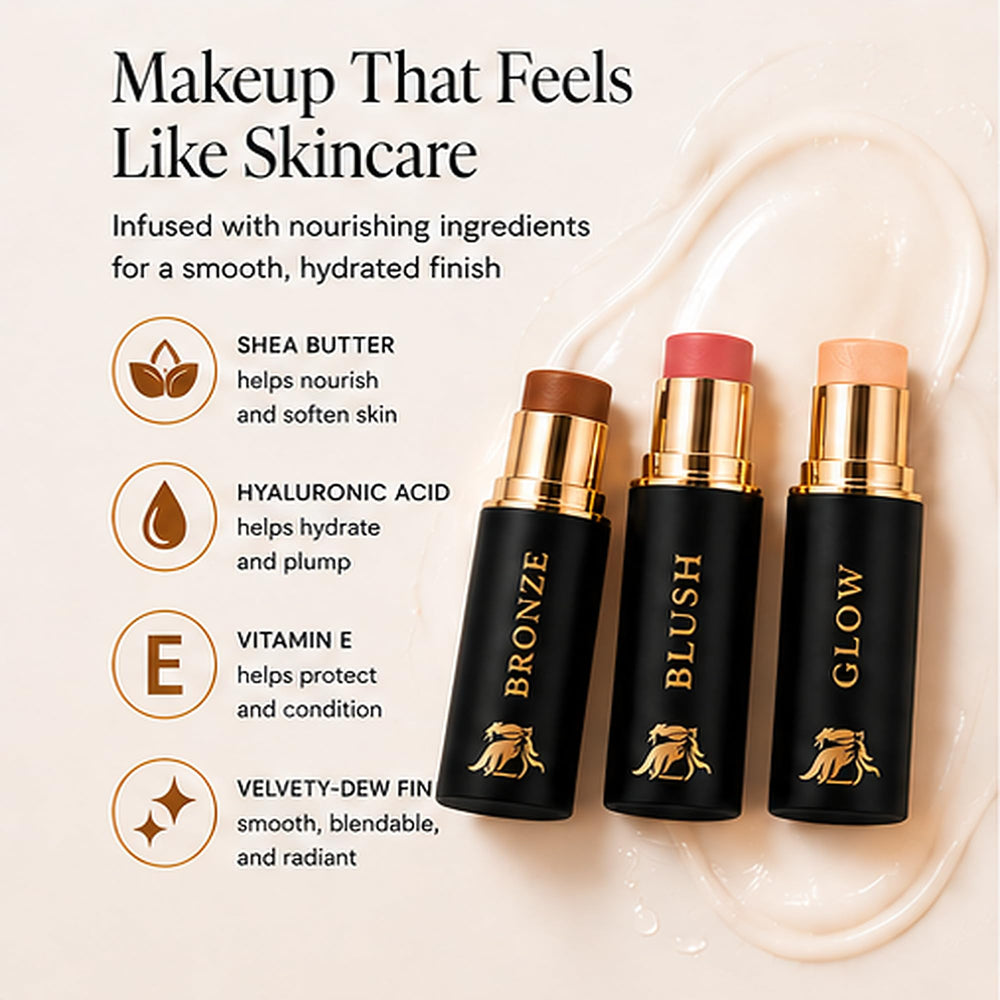Phoenix Beauty swatches on skin demonstrating buildable color and seamless finish
