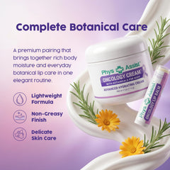 PhysAssist cream texture close-up illustrating fast-absorbing hydration