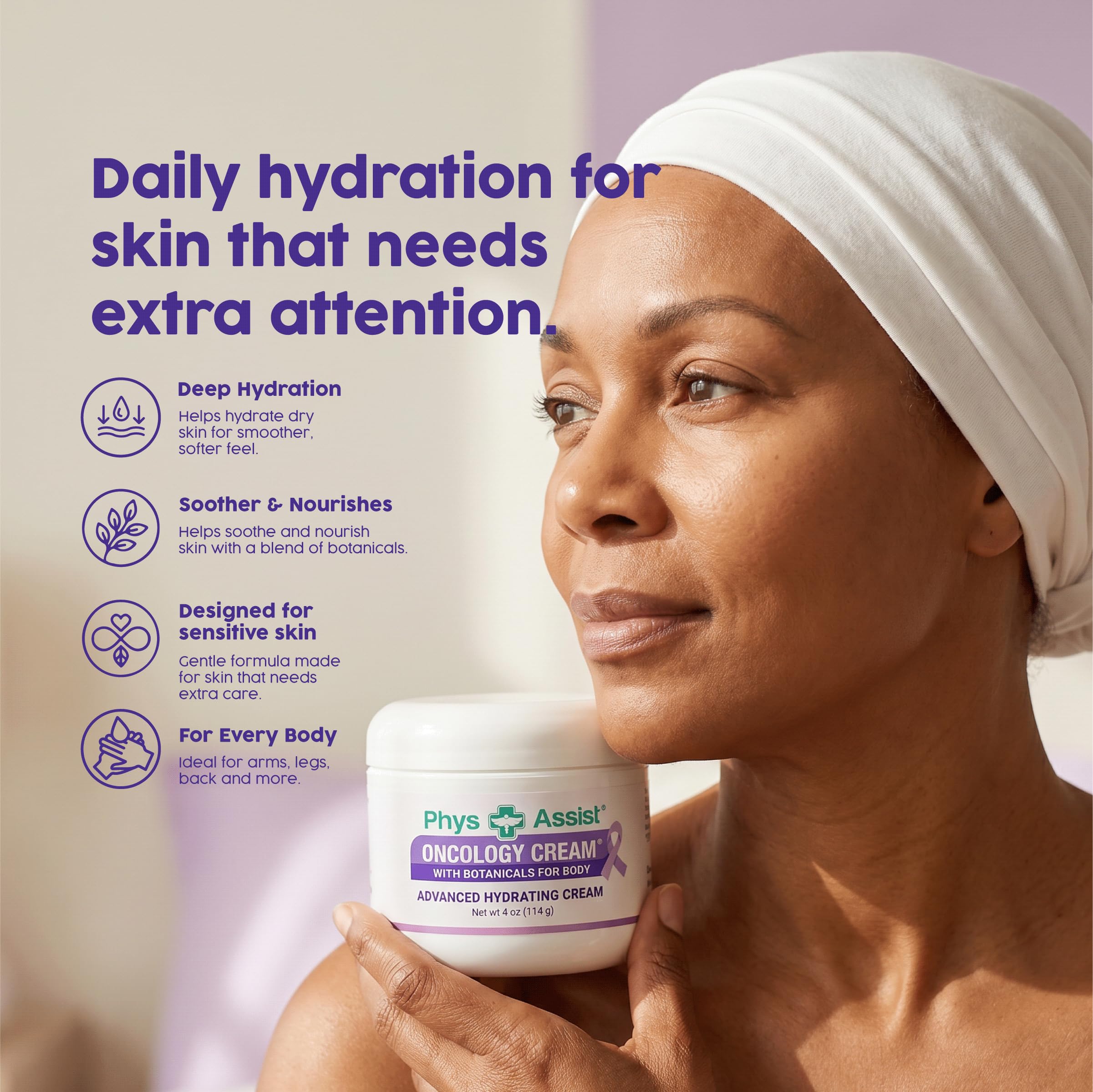 PhysAssist cream in a bedside care kit showing convenience during treatment