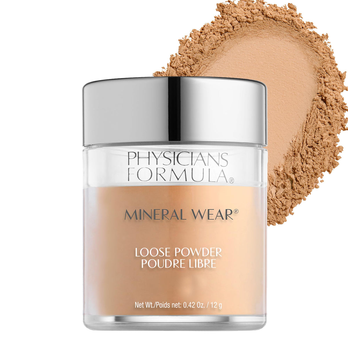 Physicians Formula front compact showing powder and label for easy identification