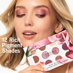 Physicians Formula open palette flatlay displaying arranged pans for easy travel-ready makeup selection