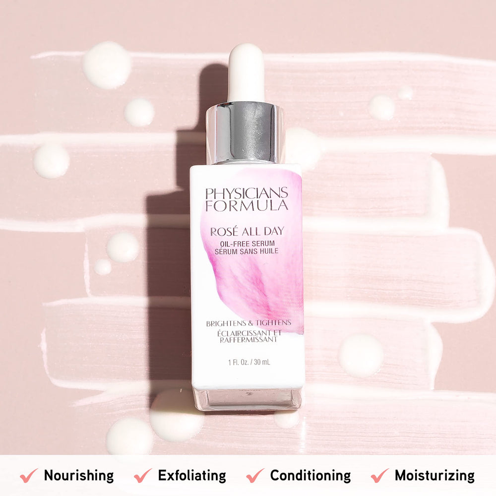 Physicians Formula hand applying serum demonstrating smooth application and hydration benefit
