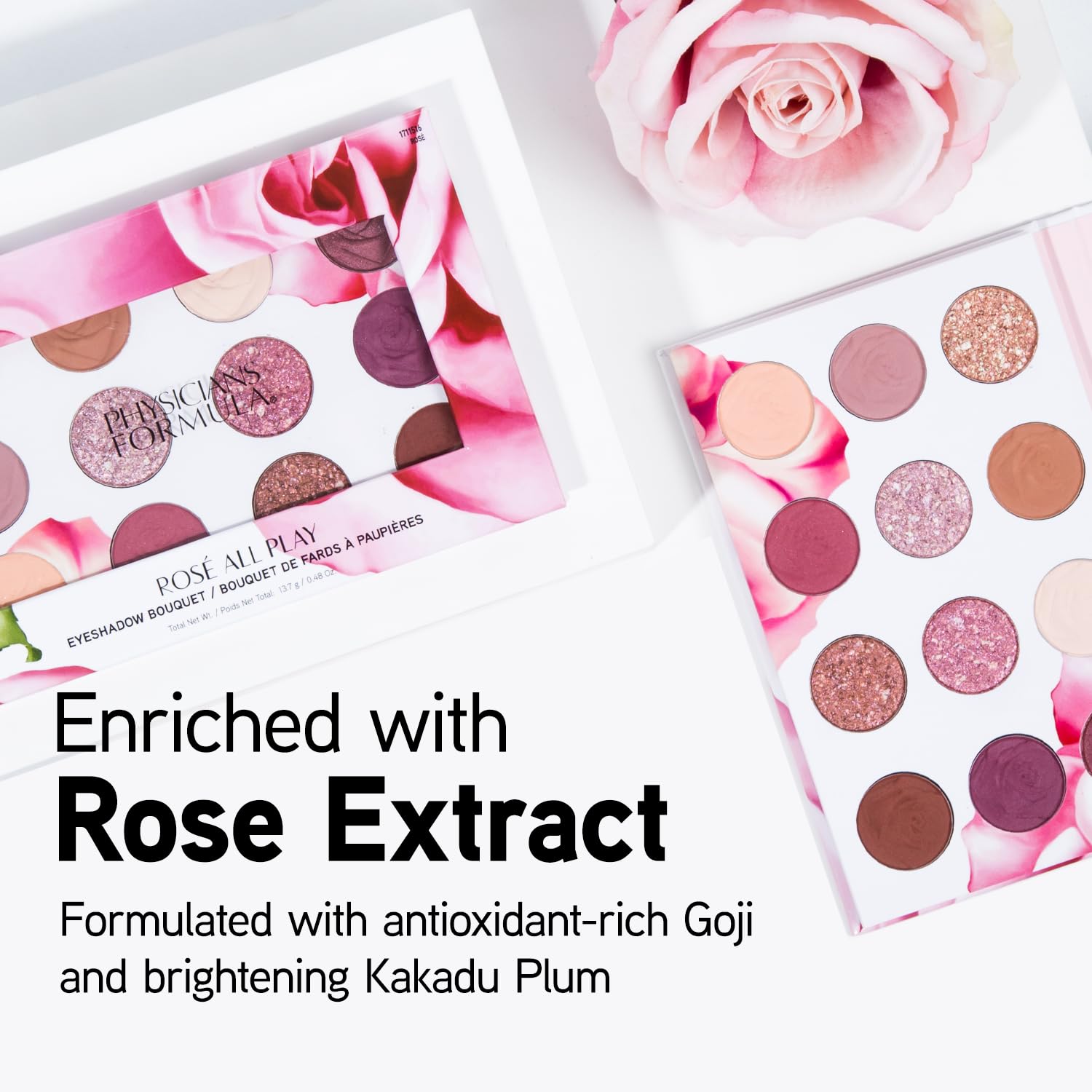 Physicians Formula shimmer swatch on arm demonstrating luminous payoff for brightening inner eye