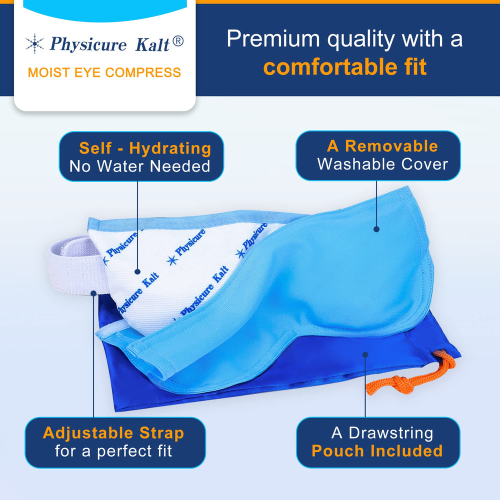 Physicure Kalt removable cover beside mask showing easy cleaning convenience