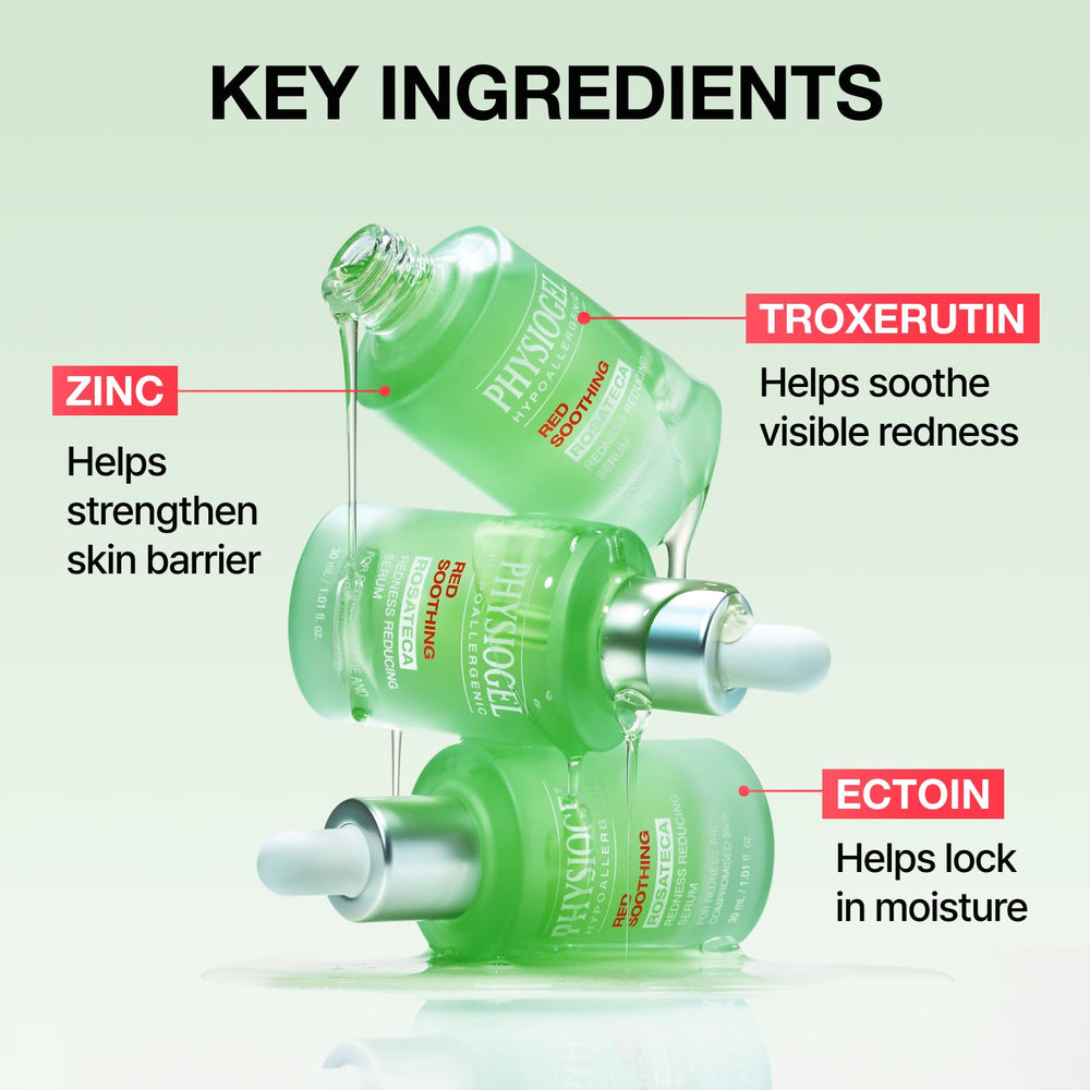PHYSIOGEL serum layered under moisturizer illustrating compatibility and non-greasy finish