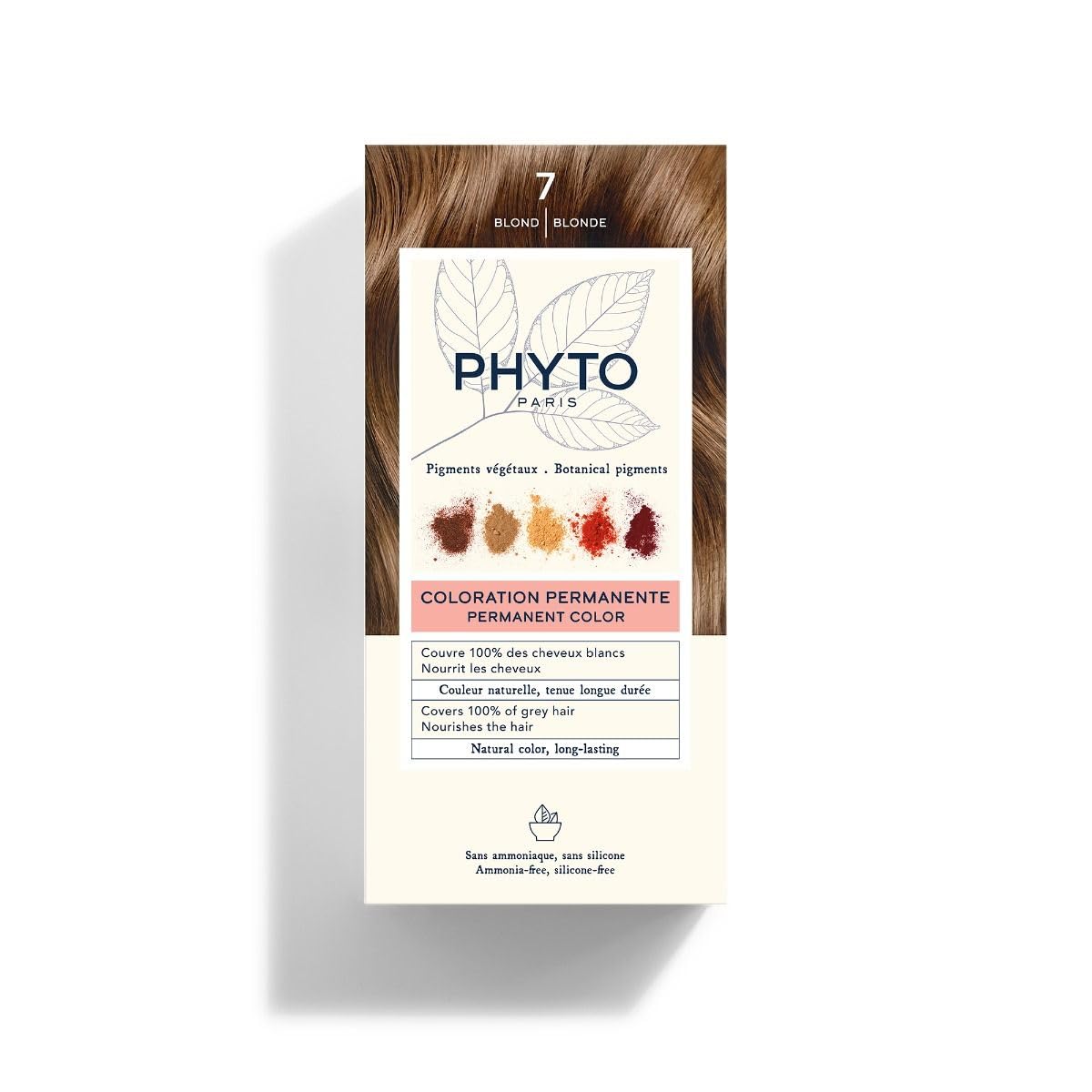 PHYTO Phytocolor front packaging showing kit and shade benefits