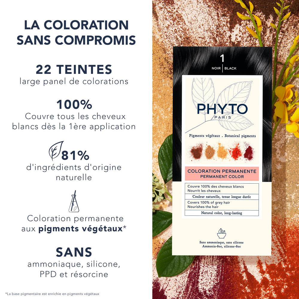 PHYTO Phytocolor cream and developer ready to mix for even color