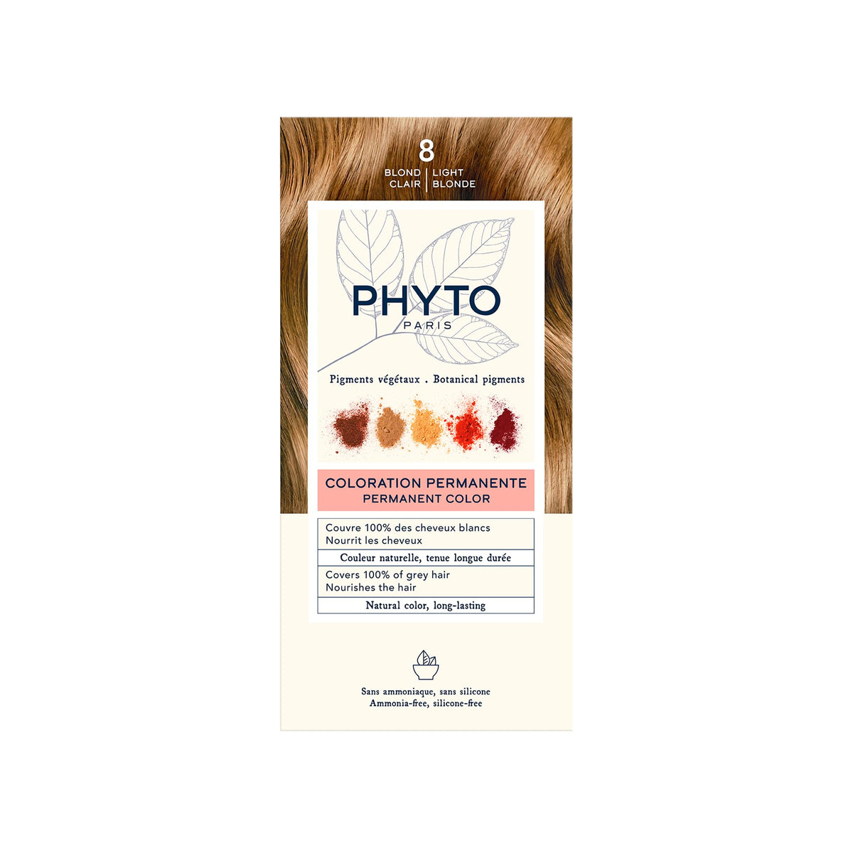 PHYTO front packaging showing kit contents and botanical benefits
