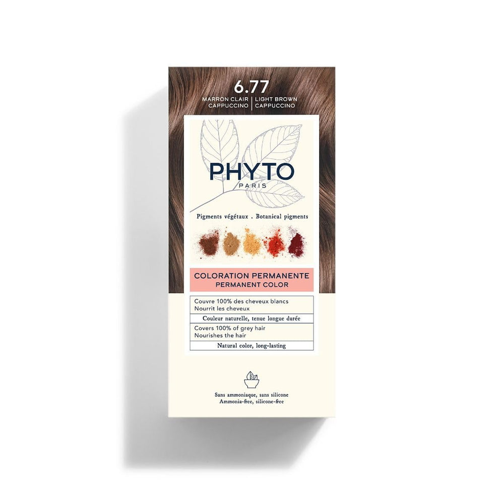 PHYTO front packaging showing kit components and travel size benefit
