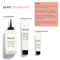 PHYTO Phytocolor gloves and instruction leaflet for safe application