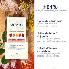 PHYTO protective color mask close-up nourishing hair and locking color