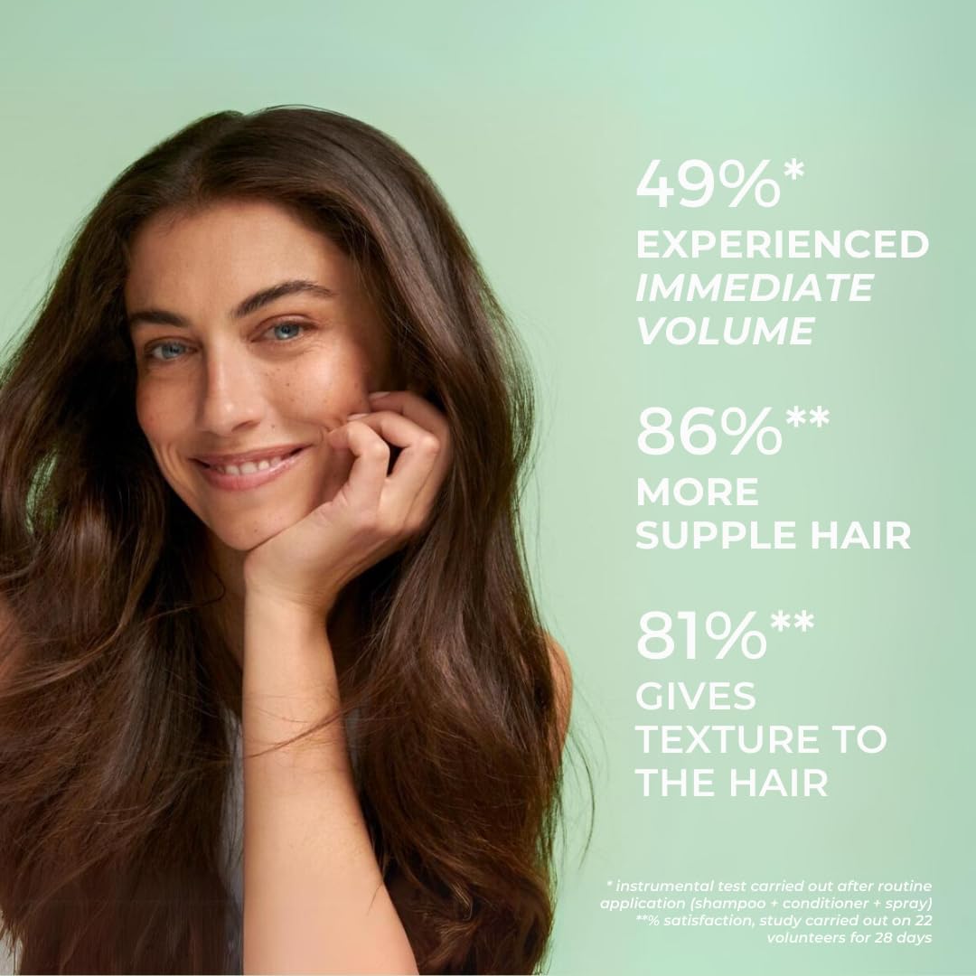 PHYTO volume close up foam lather demonstrating gentle cleanse and lift