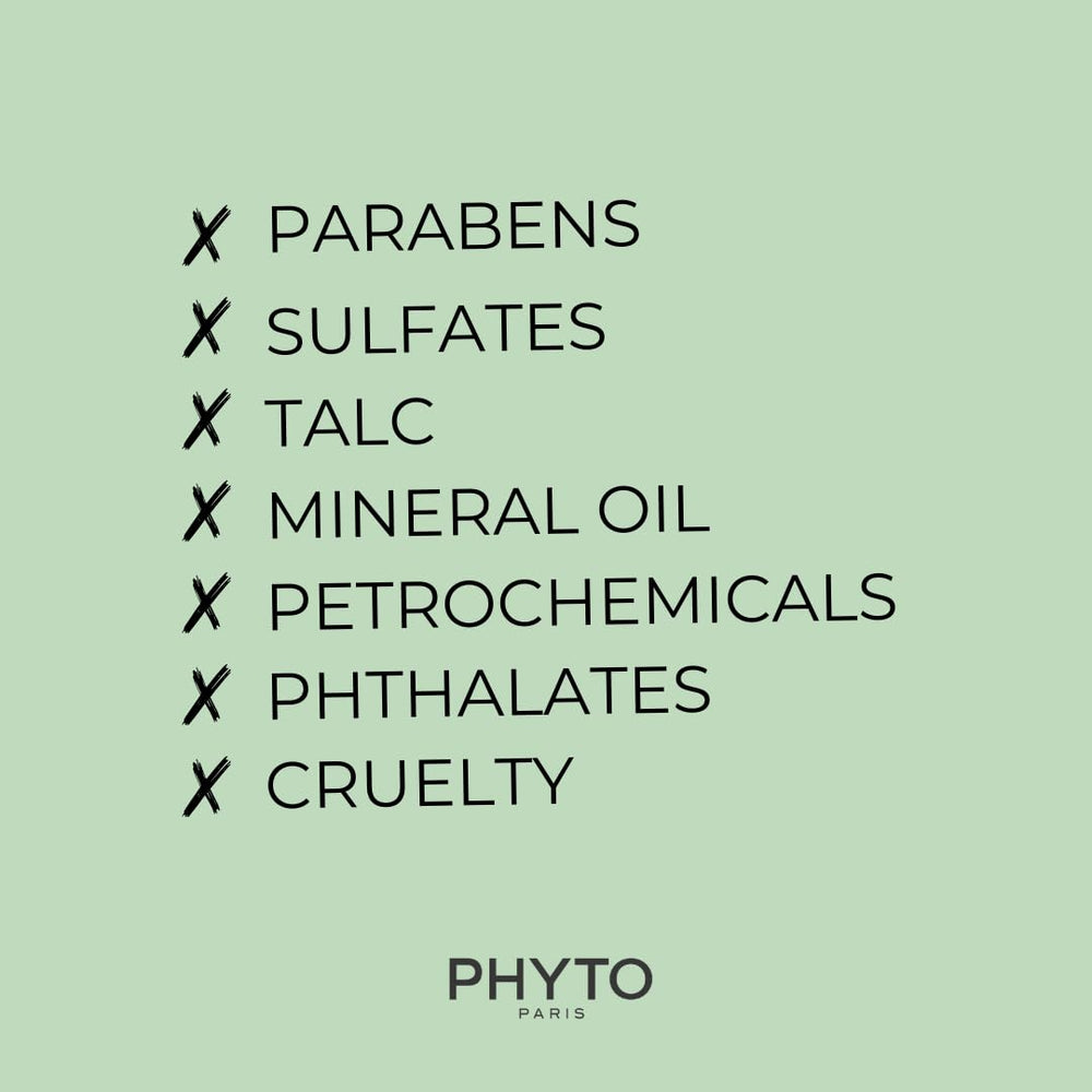 PHYTO volume on bathroom vanity styled for routine that enhances hair fullness
