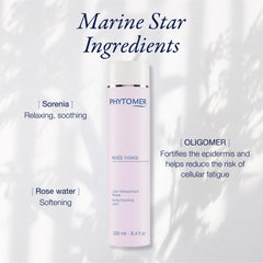 Phytomer ingredients display highlighting Oligomer and marine soothing benefit