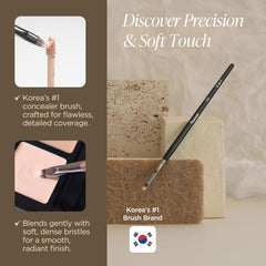Piccasso 712 bristle close-up highlighting firm synthetic fibers for controlled tapping