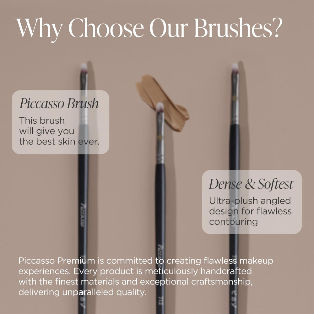 Piccasso 712 in use under-eye demonstrating gentle coverage and less tugging