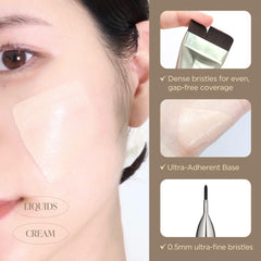 Piccasso FB11 close-up of the 0.5 mm flat edge for streak-free finish