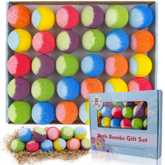PickMora gift box showing colorful mini bath bombs and neat presentation benefit: great for gifting