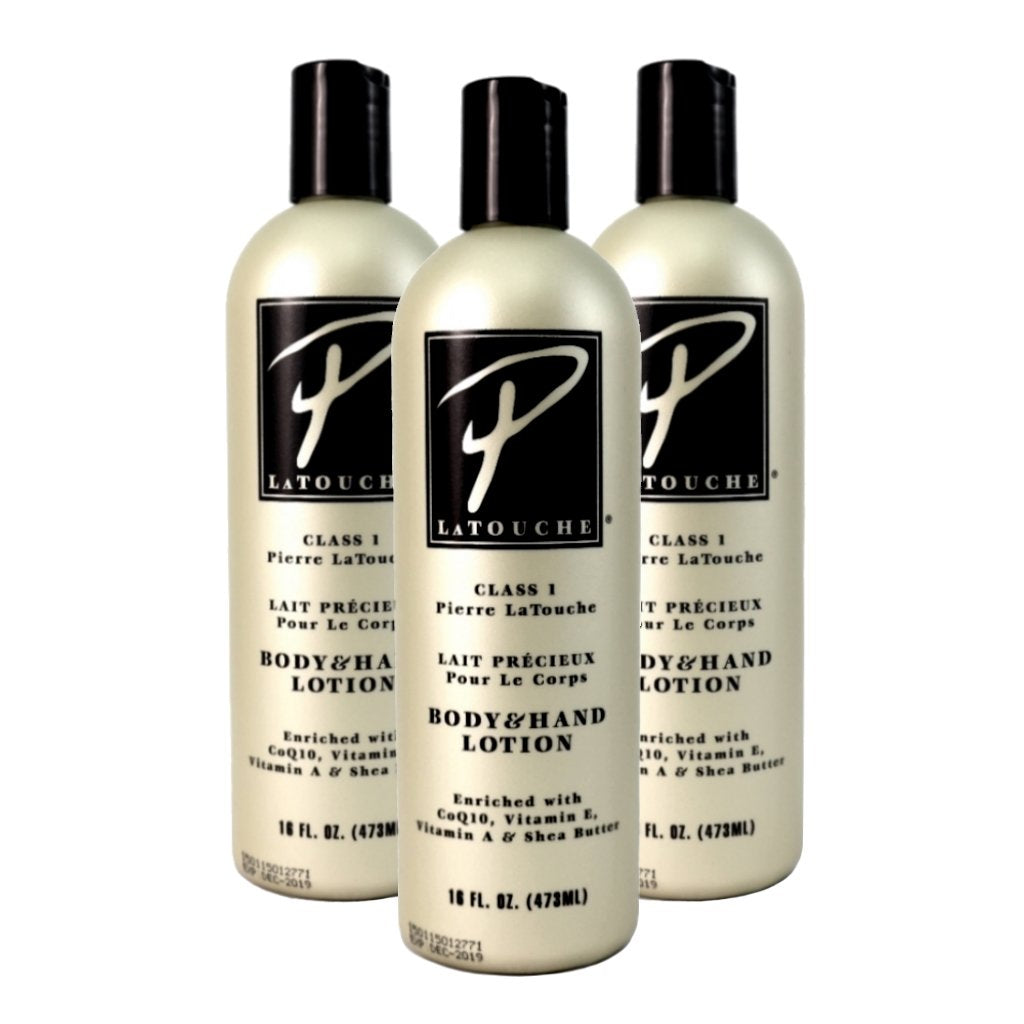 Pierre Latouche front packaging showing three 16 oz bottles for convenience