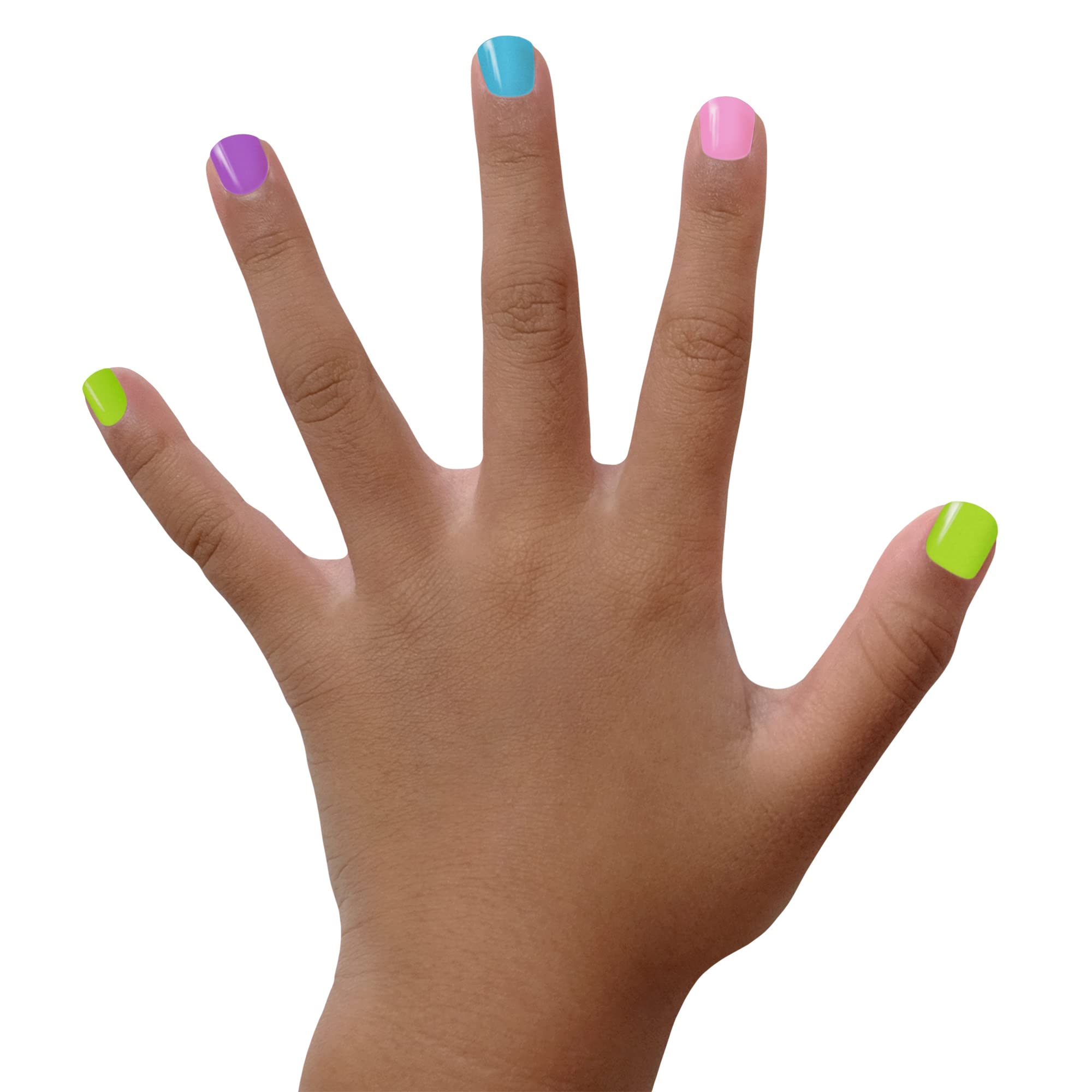 Child using Piggy Paint on small hands demonstrating safe low-odor benefit