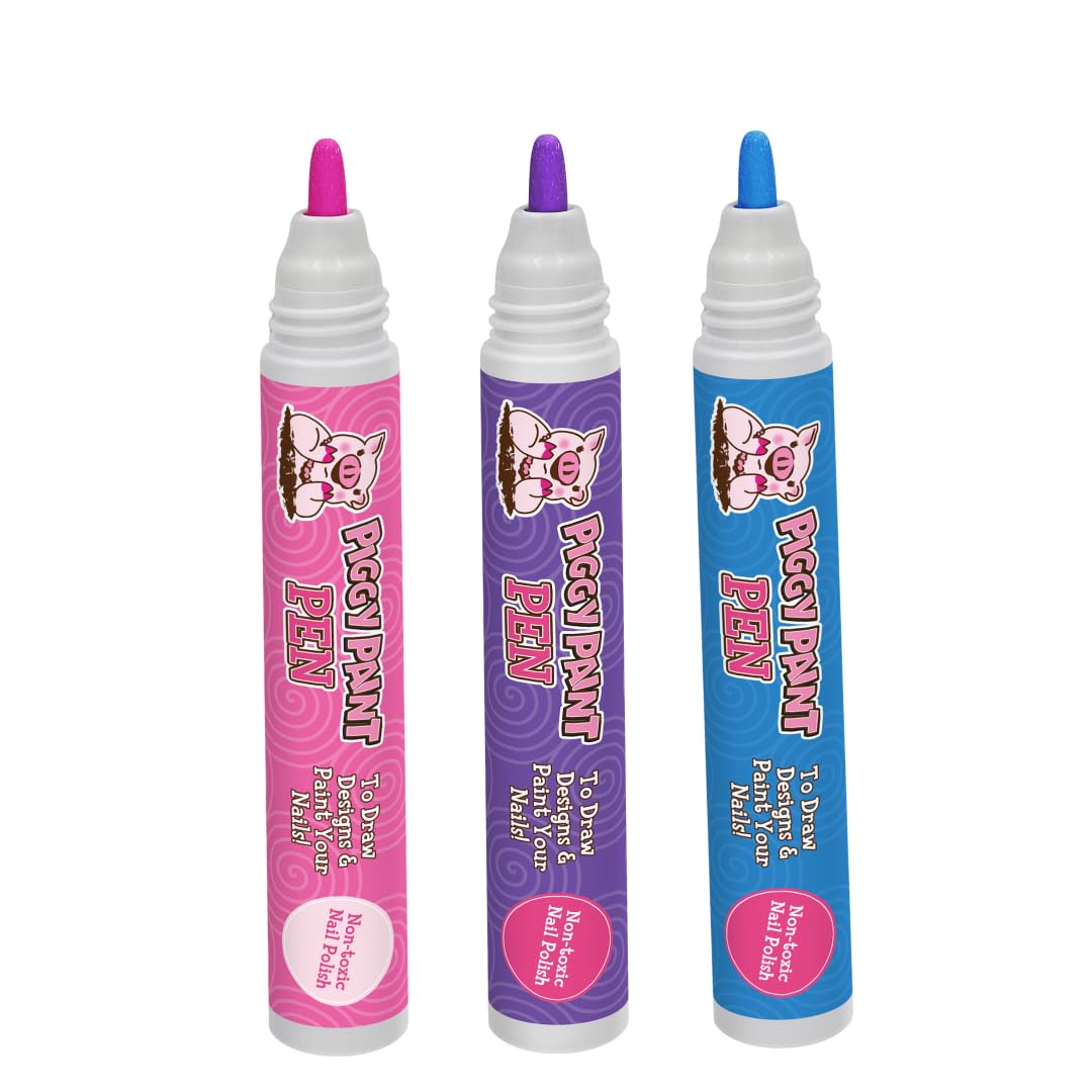 Piggy Paint closeup of felt marker tip delivering precise lines for creative designs