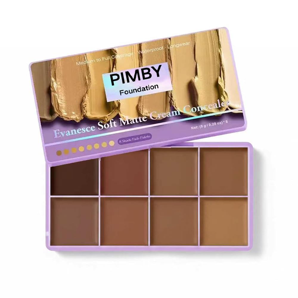 Pimby Foundation front packaging shows product and shade for easy identification and trust
