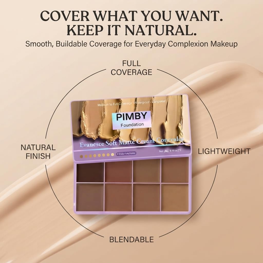 Pimby Foundation inside purse in travel scene emphasizing portability and everyday readiness