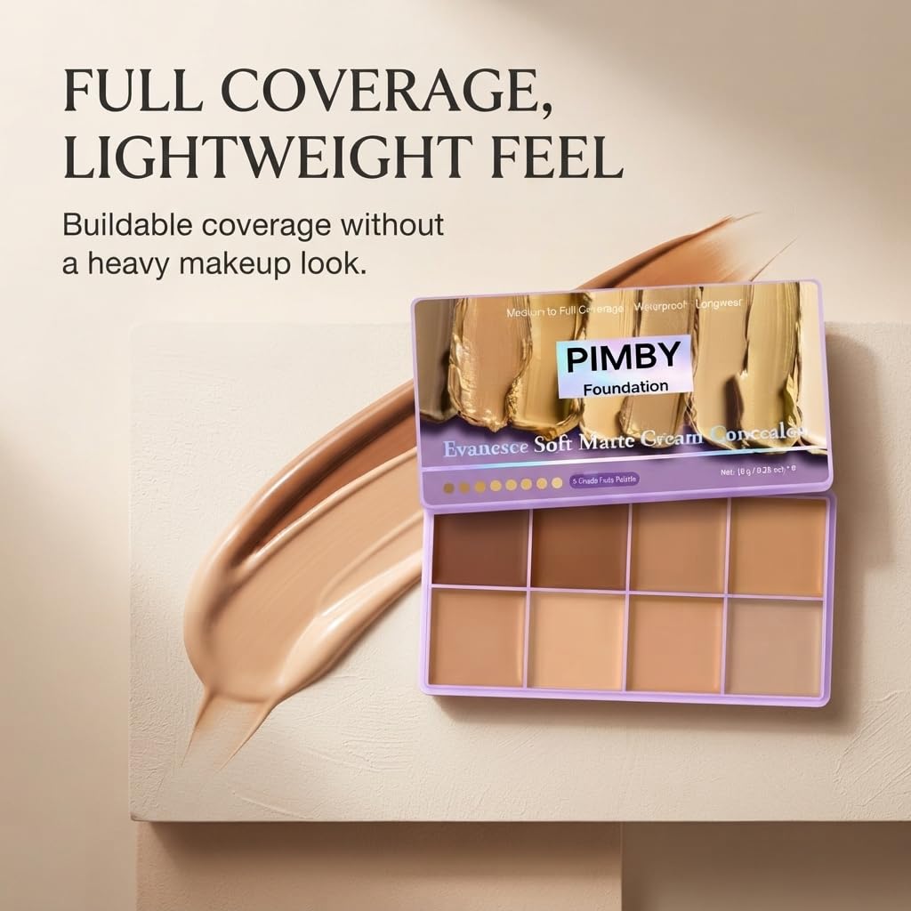 Pimby Foundation open tube revealing creamy texture for smooth blending benefit