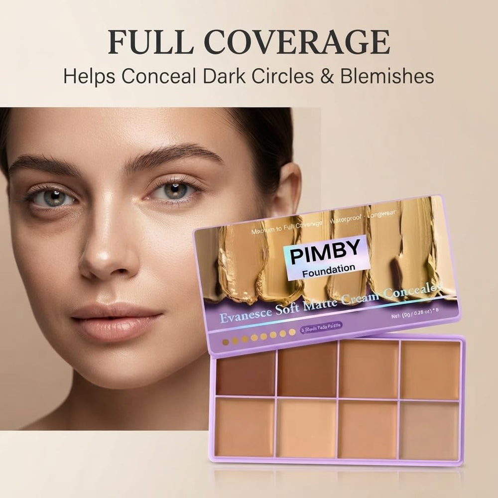 Pimby Foundation used to conceal a blemish for targeted high-coverage benefit