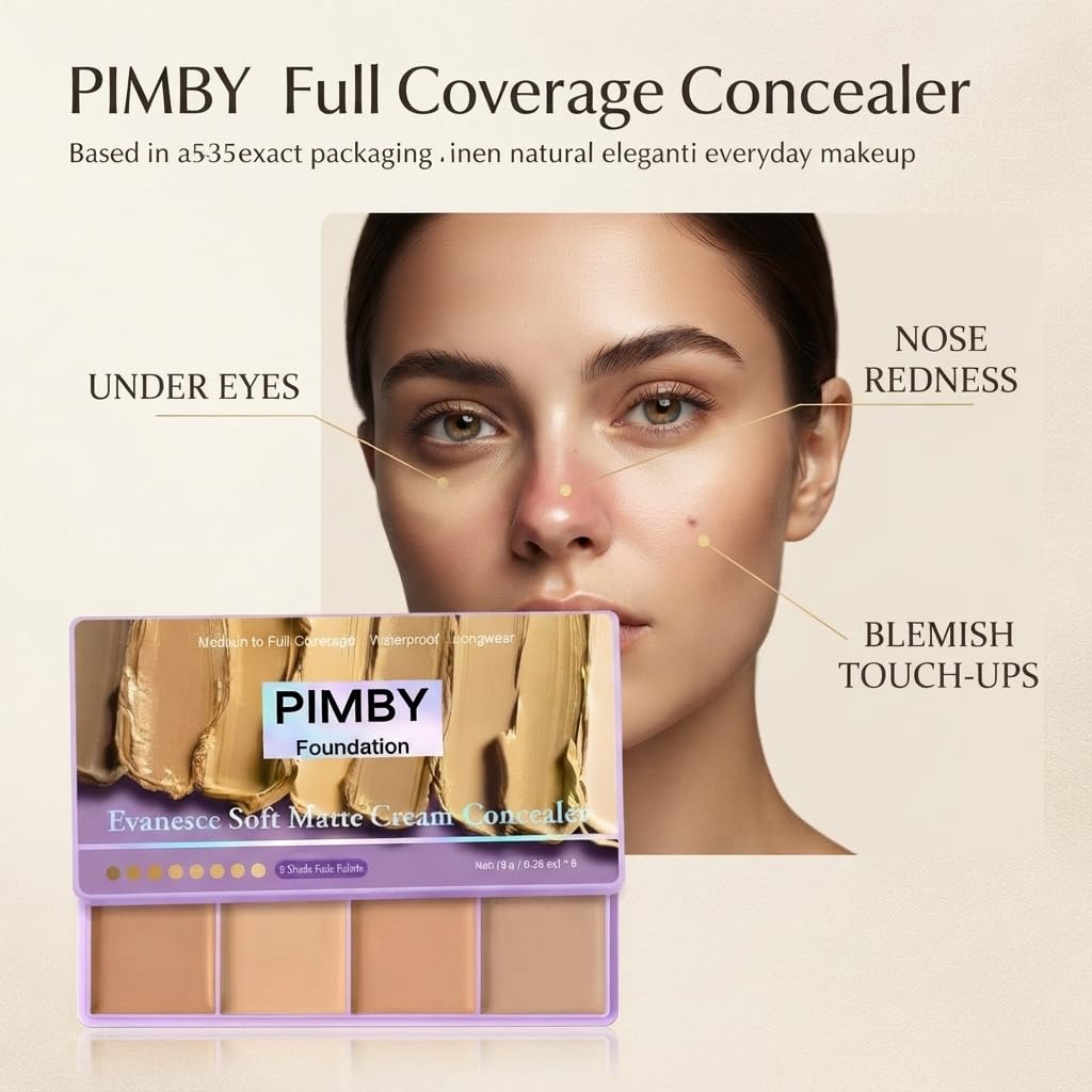 Pimby Foundation being applied under eye offering brightening and lightweight comfort