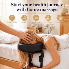 Pinkaty memory foam close-up showing plush face pillow for even pressure relief