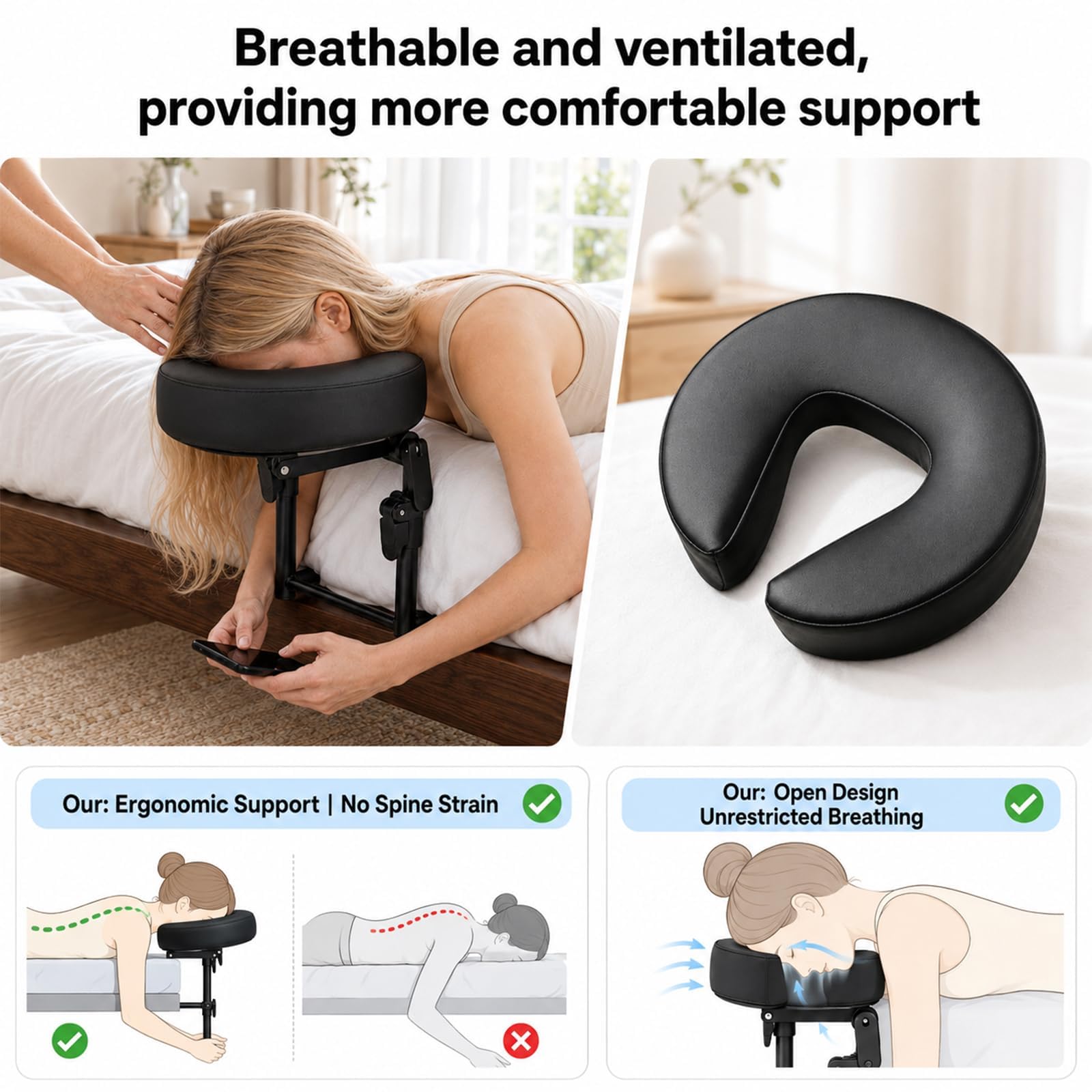 Pinkaty under-mattress placement showing secure anchoring for stable support