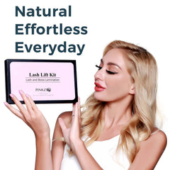 PINKZIO perm and neutralizer bottles label view, professional formulas for consistent lifts benefit