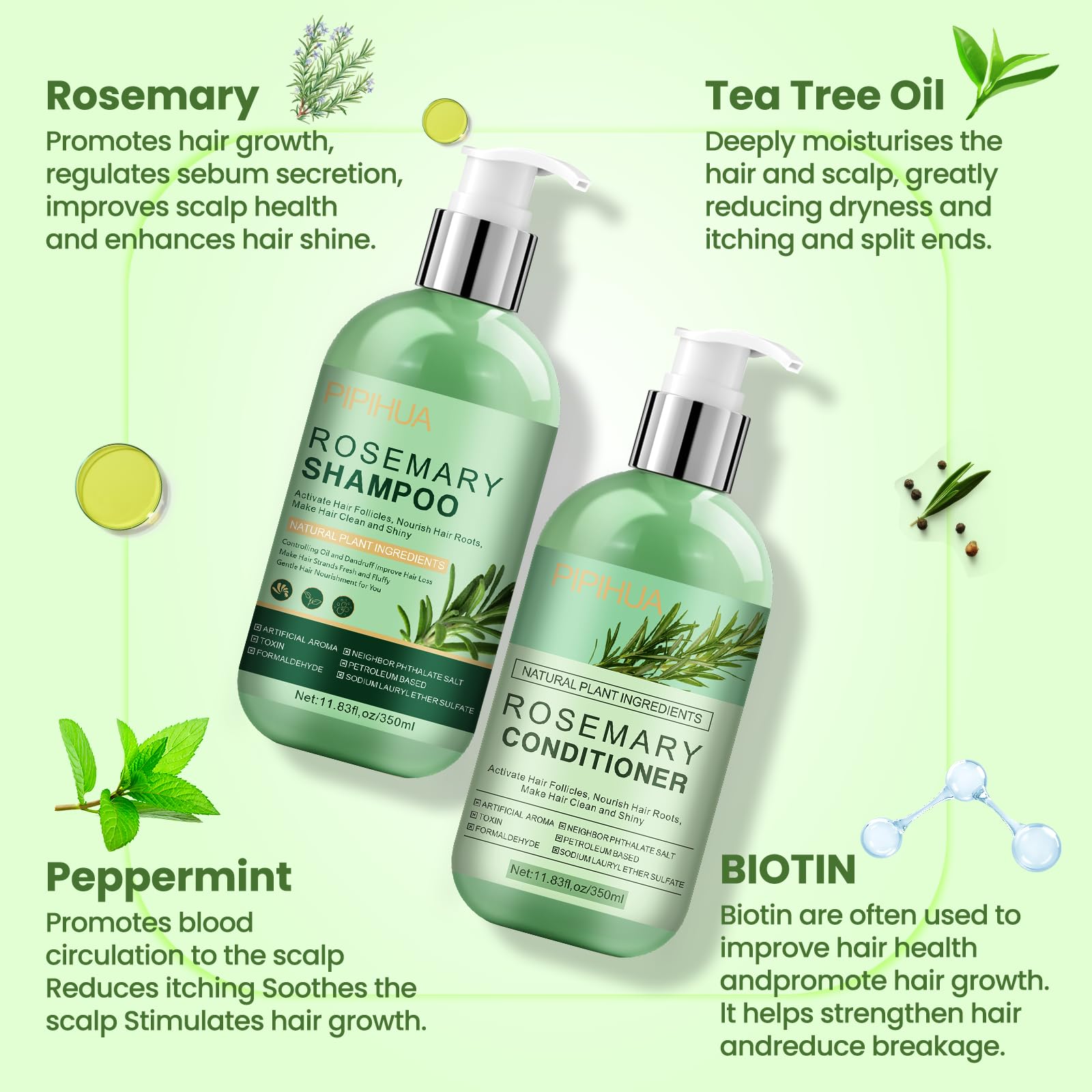 PIPIHUA shampoo in use lathering hair for refreshing scalp cleanse