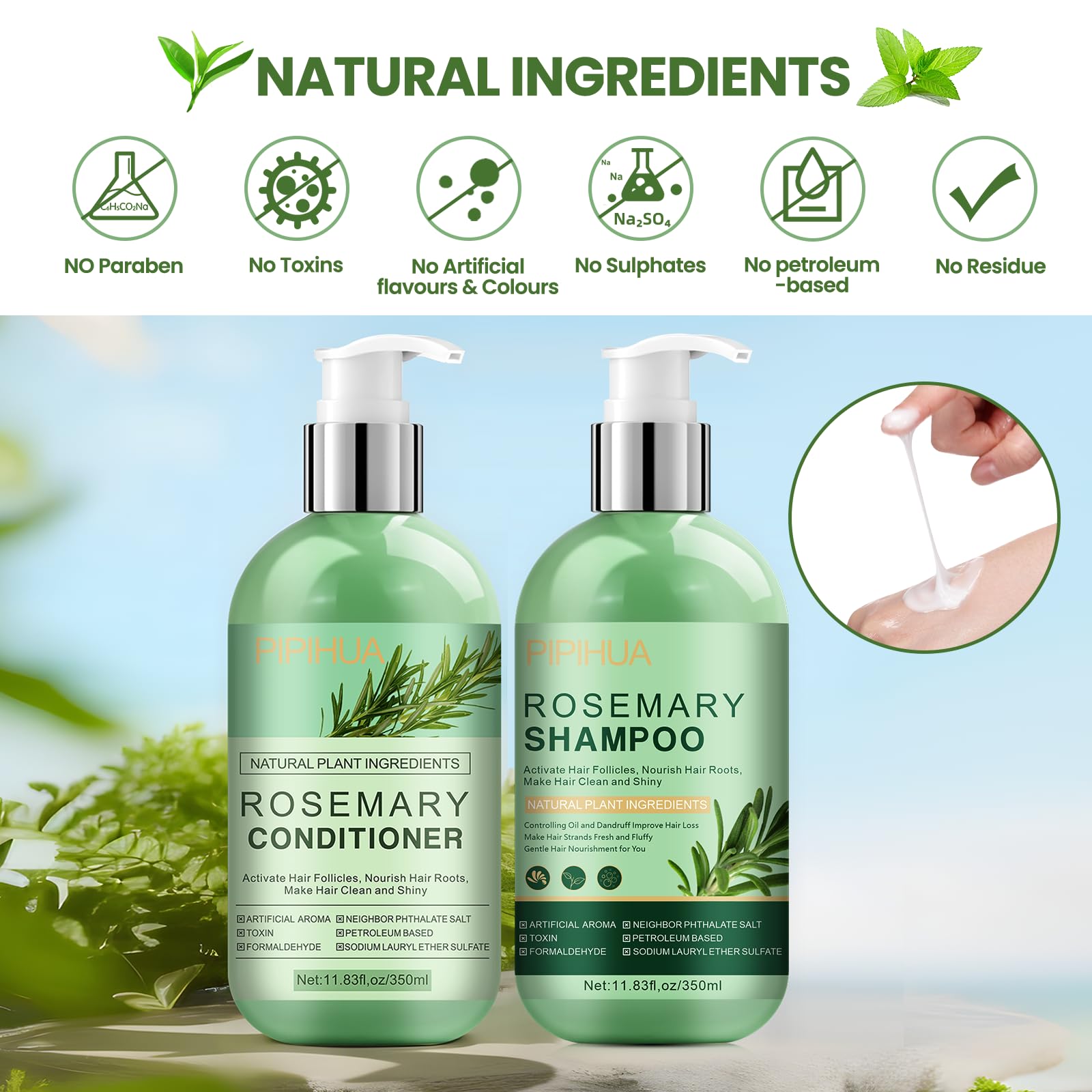 PIPIHUA lifestyle bathroom shelf staging for everyday hair-care routine