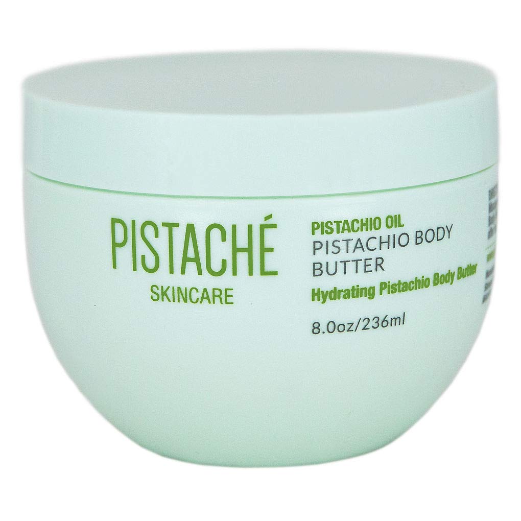 Pistaché Skincare front jar showing clean label and 8oz size benefit