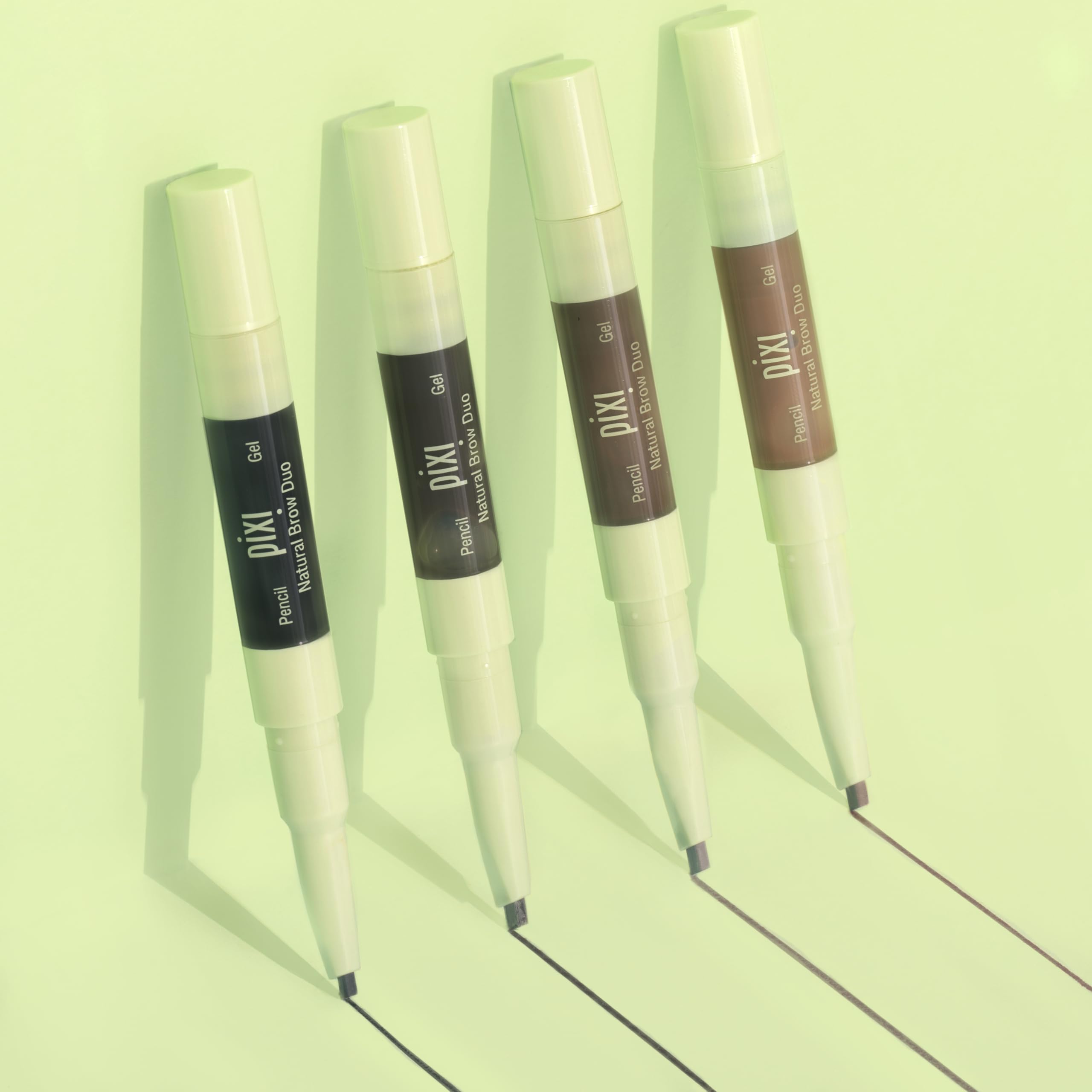 Pixi angled pencil close-up demonstrating fine tip for precise hairlike strokes