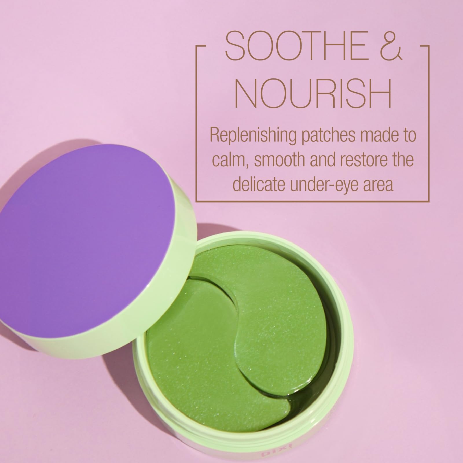 Pixi open tub with spatula showing hygienic dispensing benefit
