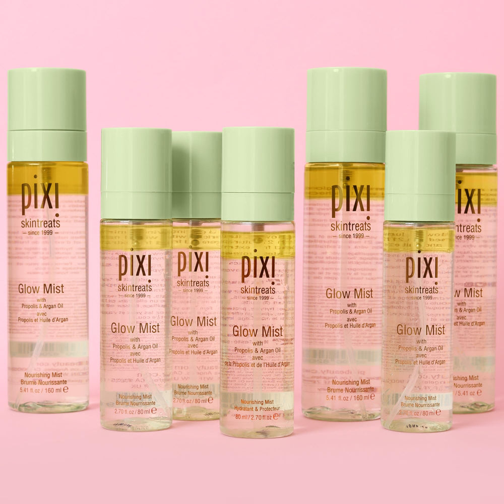 Pixi mist inside travel pouch showing portability and on-the-go benefit