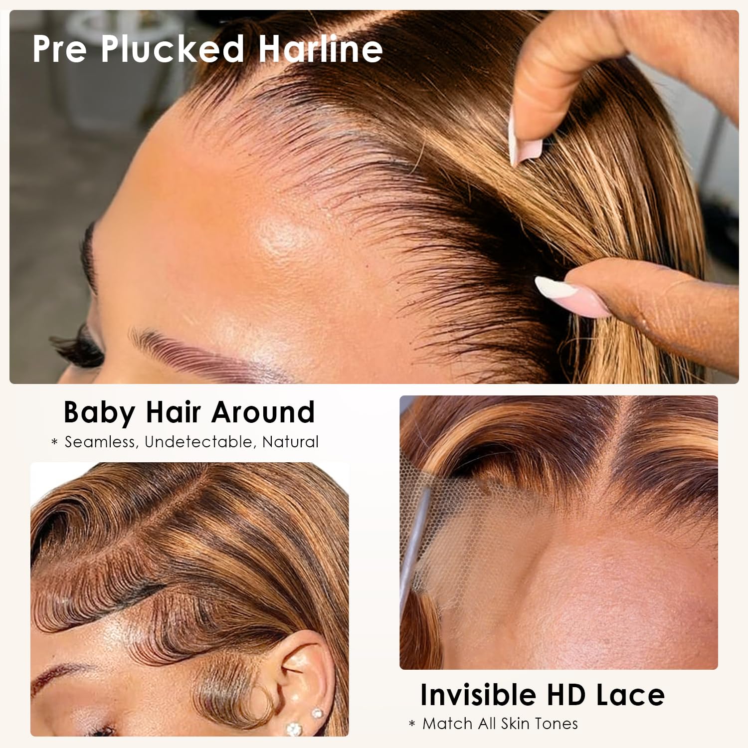 Pizazz detail of body wave texture demonstrating natural movement and shine