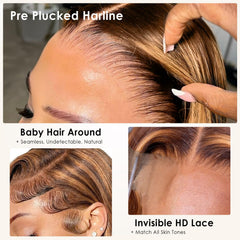 Pizazz detail of body wave texture demonstrating natural movement and shine