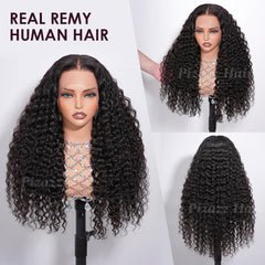 Pizazz deep wave texture close-up showcasing hair shine and defined waves